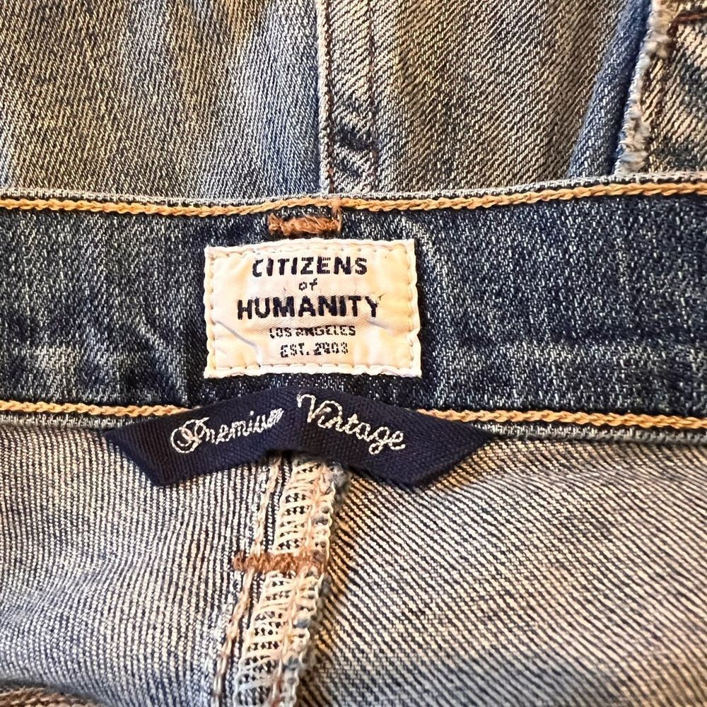 Citizens Of Humanity Distressed Wide-Leg Jeans size 27 - Picture 11 of 11